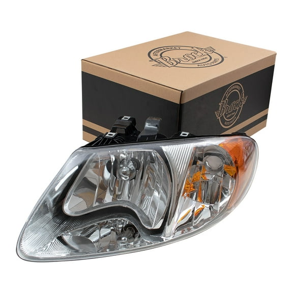 Brock Headlight for 2001-2007 Caravan w/ 113" Wheel Base Left 4857701AC 2001-2007 Grand Caravan