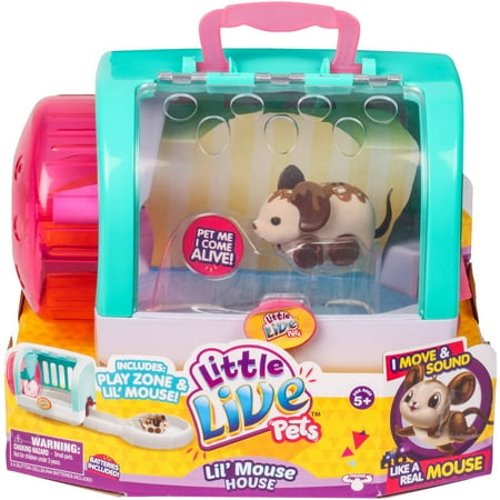 Little Live Pets S3 Lil'mouse House Pack, Choc Bop - Walmart.com