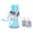 Sky Blue, variant on Rotary Cheese Grater for Kitchen,Manual Round Mandolin Slicer Safe Grinder with 3 Interchangeable Blades,Rotary Grater with Handle and Strong Suction Base,for Vegetables,Fruit, Nuts