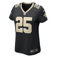 thumbnail image 2 of Women's Nike Kendre Miller  Black New Orleans Saints Team Game Jersey, 2 of 7