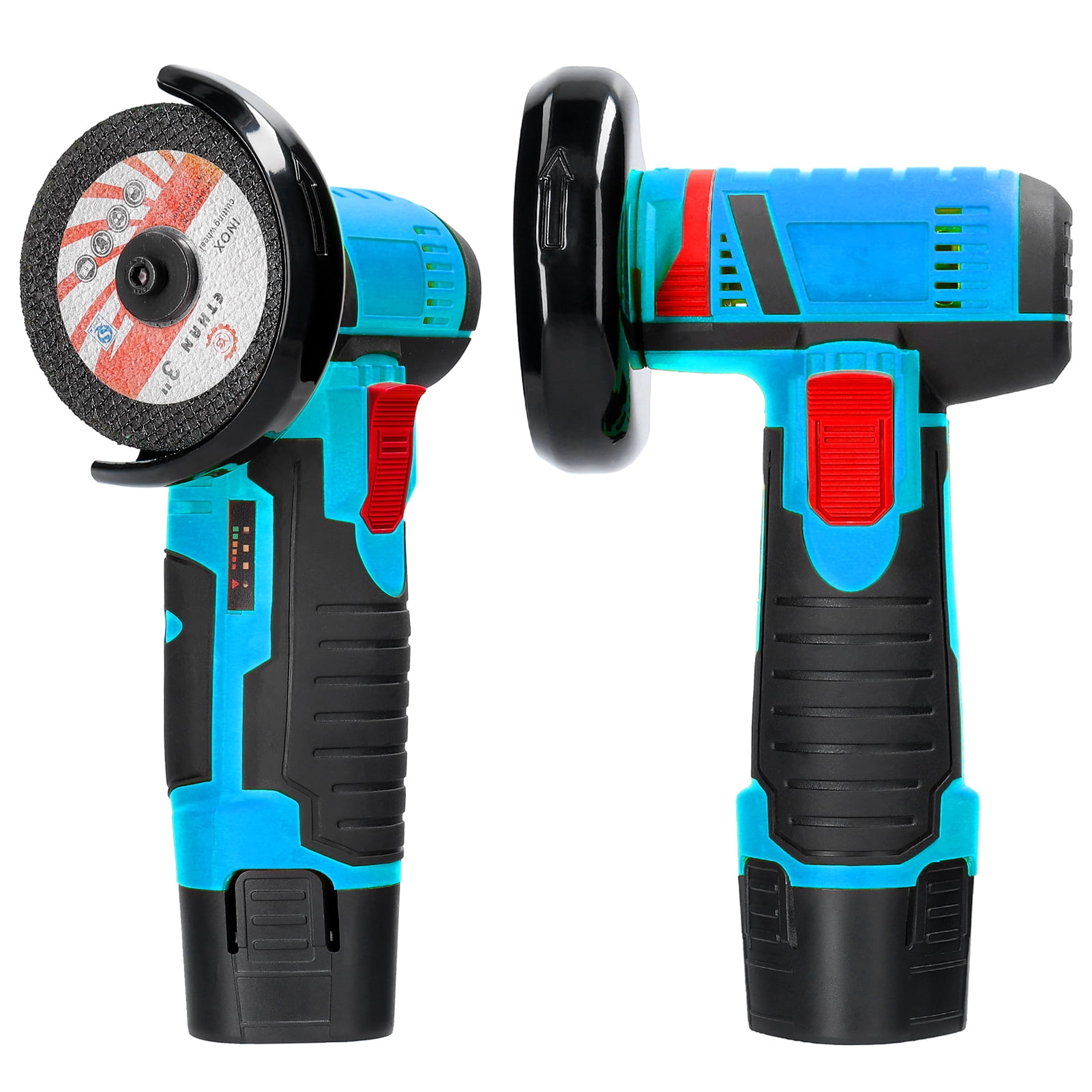 Handheld Angle Grinder, Powerful Electric Cutter for Cutting and Polishing Ceramic Tile, Wood, Stone, and Steel