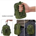 thumbnail image 4 of Riñoneras tácticas, bolsa compacta militar de nailon, riñonera, riñonera para Gadget Utility, teléfono móvil, Camping, senderismo y viajes Fokelyi LN-1967-2, 4 of 5