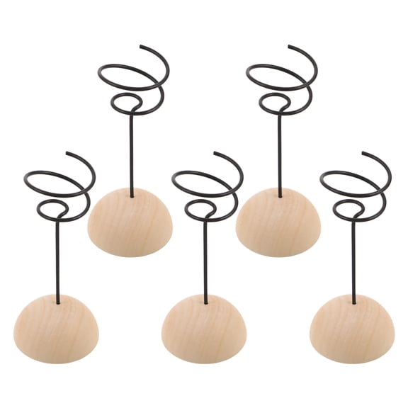 Vosarea 5Pcs Spiral Wood Plant Stand for Indoor and Outdoor Tilsia Air Plant Display