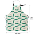 thumbnail image 5 of Bingfone Cartoon Crocodile Apron Gifts For Men, Women Professional Grade Chef Apron for Kitchen,BBQ & Grill, 5 of 8