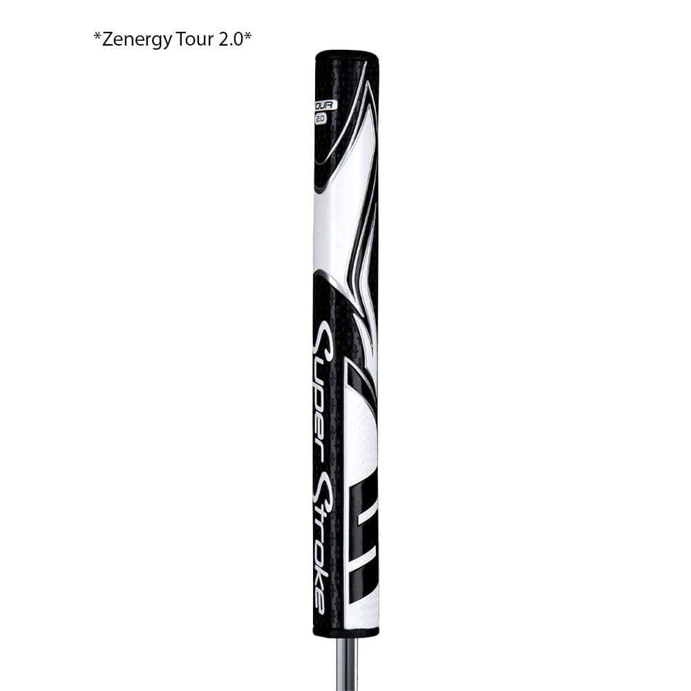 SuperStroke Golf Zenergy Tour Series 5.0 Grips Black/White
