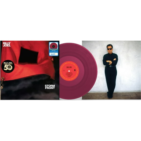 Billy Joel - Storm Front (Red Vinyl With 12"x12" Photo Insert) - Music & Performance [Exclusive]