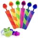 thumbnail image 1 of Lote De 6 Piezas Moules Glace En Silicone Avec Couvercle, Ice Cream Moule Glac Rutilisables, Máquina Para Hacer Helados De Paletas, Moules Sans Bpa, Diy Fait La Main Crme, 1 of 5