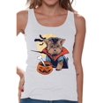thumbnail image 1 of Awkward Styles Halloween Sleeveless Shirt Vampire Morkie Tank Top for Women, 1 of 4
