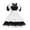 Black, variant on LOVZFMLL Women Sexy Lingerie Apron Maid Outfit Cosplay Bow Bandage Dress Temptation Uniform Underwear Sleepwear Underdress Suit Black XL