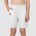 thumbnail image 2 of Ketyyh-chn99 Girls Shorts Toddler Kids Baby Boy Girl Gingham Seersucker Shorts Size for 12-13 Years,White, 2 of 4