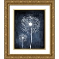 thumbnail image 1 of Robinson, Tamara 12x14 Gold Ornate Wood Framed with Double Matting Museum Art Print Titled - Dandelion on Blue II, 1 of 4