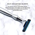 thumbnail image 2 of Heavyweight Chrome Razor Handle from Taconic Shave - Includes One Preloaded Razor Blade, 2 of 9