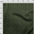 thumbnail image 3 of oneOone Silk Tabby Dark Green Fabric Leaves Quilting Supplies Print Sewing Fabric By The Yard 42 Inch Wide, 3 of 5