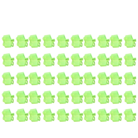 50 Uds. Carcasa protectora de gancho triple cubierta de seguridad de polietileno gorros verdes fluorescentes YUNYI BRAND Deportes