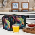 thumbnail image 6 of Sikiie Colorful Patterned Rabbit Toaster Covers 2 Slice Dustproof Toaster Cover Bread Machine Cover, Dustproof Cover - 11.4" x 7.5" x 7.9", 6 of 7