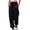 Black, variant on AOOCHASLIY Women Fall Pants Clothes Fashion Women Comfortable Casual Belt Pocket Tight Mouth Printed Sweatpants Long Pants