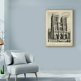 thumbnail image 3 of Trademark Fine Art 'West Front Notre Dame' Canvas Art by A. Pugin, 3 of 4