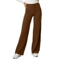 thumbnail image 6 of Wide Leg Pants Woman High Waist Yoga Pants Tummy Control Workout Leggings with Pockets Stretch Loose, 6 of 6