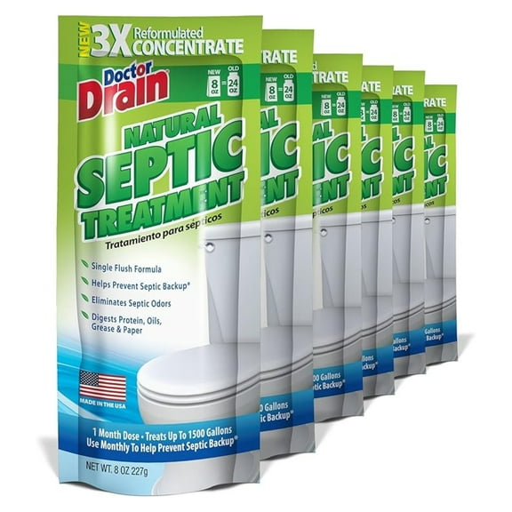 Natural Septic Treatment, 6 Count