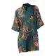thumbnail image 2 of Vestido Cheongsam chino ligero, transpirable, moderno, versátil, vestido Qipao para mujer verde, 2 of 7