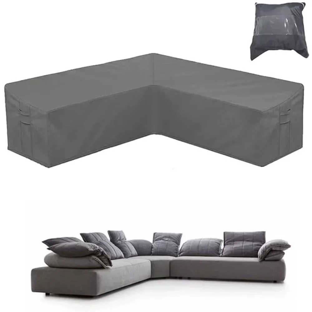 STARTWO Patio L-Shaped Sectional Sofa Cover Thickened Heavy Duty ...