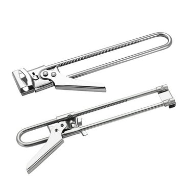 TONAIN 2 PCS Can Opener Handheld,Stainless Steel Kitchen Breakfast Cooking Lid Remover,Adjustable Manual Jam Jar Bottle Can Opener for Seniors Weak Hands