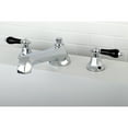 thumbnail image 2 of Kingston Brass KS4301PKL Duchess Two-Handle Deck Mount Roman Tub Faucet, Polished Chrome, 2 of 5