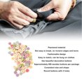 thumbnail image 3 of 500PCS Wooden Button Multipurpose Sewing Decor Craft Supplies, Pearwood Material, Rustic Wood Color, Sturdy And Durable, 3 of 8