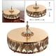 thumbnail image 3 of Organizador de tocador de baratija a prueba de polvo con decoración de cristal con bandeja de espejo dorado con - oro CUTICAT Bandeja base espejo dorado, 3 of 8