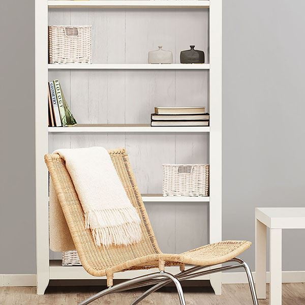 Buy Nuwallpaper Reclaimed Shiplap Raised Ink Peel & Stick Wallpaper Online at Lowest Price in