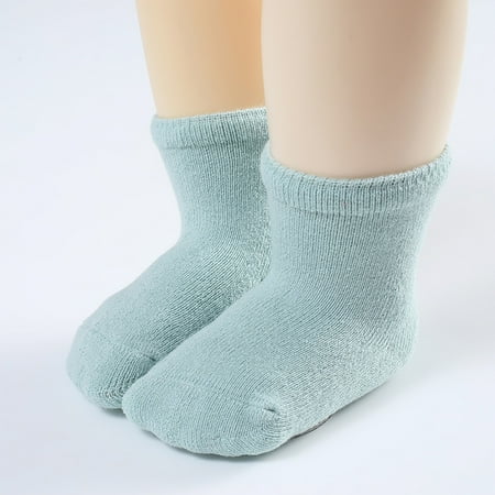 

kpoplk Christmas Socks Kids Kids Winter Warm Long Toddlers Boys Girls Children Princess Floor(Mint Green)