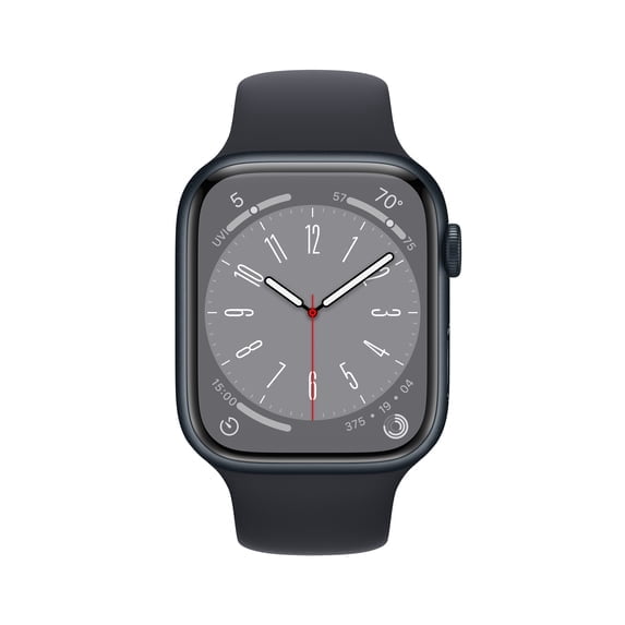 Pre-Owned Apple Watch Series 8 (GPS, 41mm) Midnight Aluminum Case with Midnight Sport Band - S/M