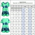 thumbnail image 4 of Gvmfive Women Plus Size Gradient Print Short Sleeve Tunic Blouse Tops V Neck Swing Shirts, 4 of 6