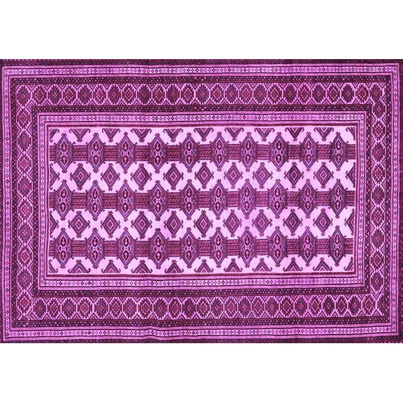 Ahgly Company Indoor Rectangle Persian Purple Traditional Area Rugs, 2' x 3'