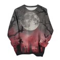 thumbnail image 2 of Meichang Oversized Sweatshirt Women Halloween Crew Neck Sweatshirt Cute Halloween Graphic Sweatshirts Long Sleeve Fall Pullover Tops, 2 of 8