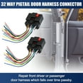 thumbnail image 3 of Unique Bargains Car Door Harness Connector Wiring Pigtail Replacement for Jeep Grand Cherokee 5013961AA S1960, 3 of 6