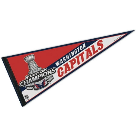 - NHL Washington Capitals Stanley Cup 2018 Hockey Champions Full Size Pennant