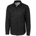 thumbnail image 2 of Men's Cutter & Buck Bobby Bowden Black Florida State Seminoles Rainier Eco Quilted Button-Up Shacket, 2 of 3