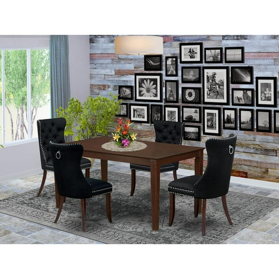 East West Furniture 5 Piece Kitchen Table Set