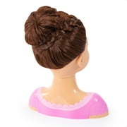 Bayer Design Charlene Super Model Makeup Styling Head, Brunette, Includes Makeup and Stickers, Childrens Pretend Play 3+