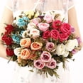 thumbnail image 4 of 6 Têtes de Roses Artificielles Décoration de Bouquet de Roses pour Maison Mariage Fête, 4 of 5