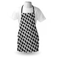thumbnail image 4 of Abstract Apron, Geometric Style Sunflower Petals Nature Shower Graphic, Unisex Kitchen Bib with Adjustable Neck for Cooking Gardening, Adult Size, Charcoal Grey White, by Ambesonne, 4 of 4