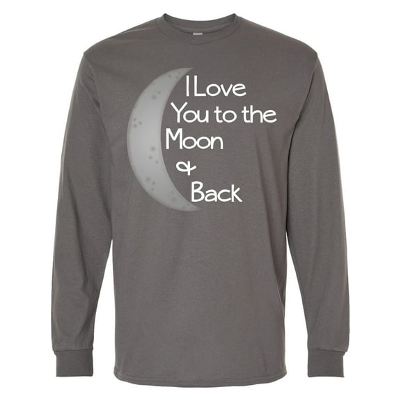 Inktastic I Love You to the Moon & Back. Long Sleeve T-Shirt