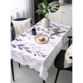thumbnail image 6 of Purple Ombre Botanical Table Cloth, Watercolor Country Pastoral Leaf Waterproof Tablecloth for Rectangle Tables, Reusable Washable Fabric Table Cover for Restaurant Kitchen Dining Tables 60"x120", 6 of 6