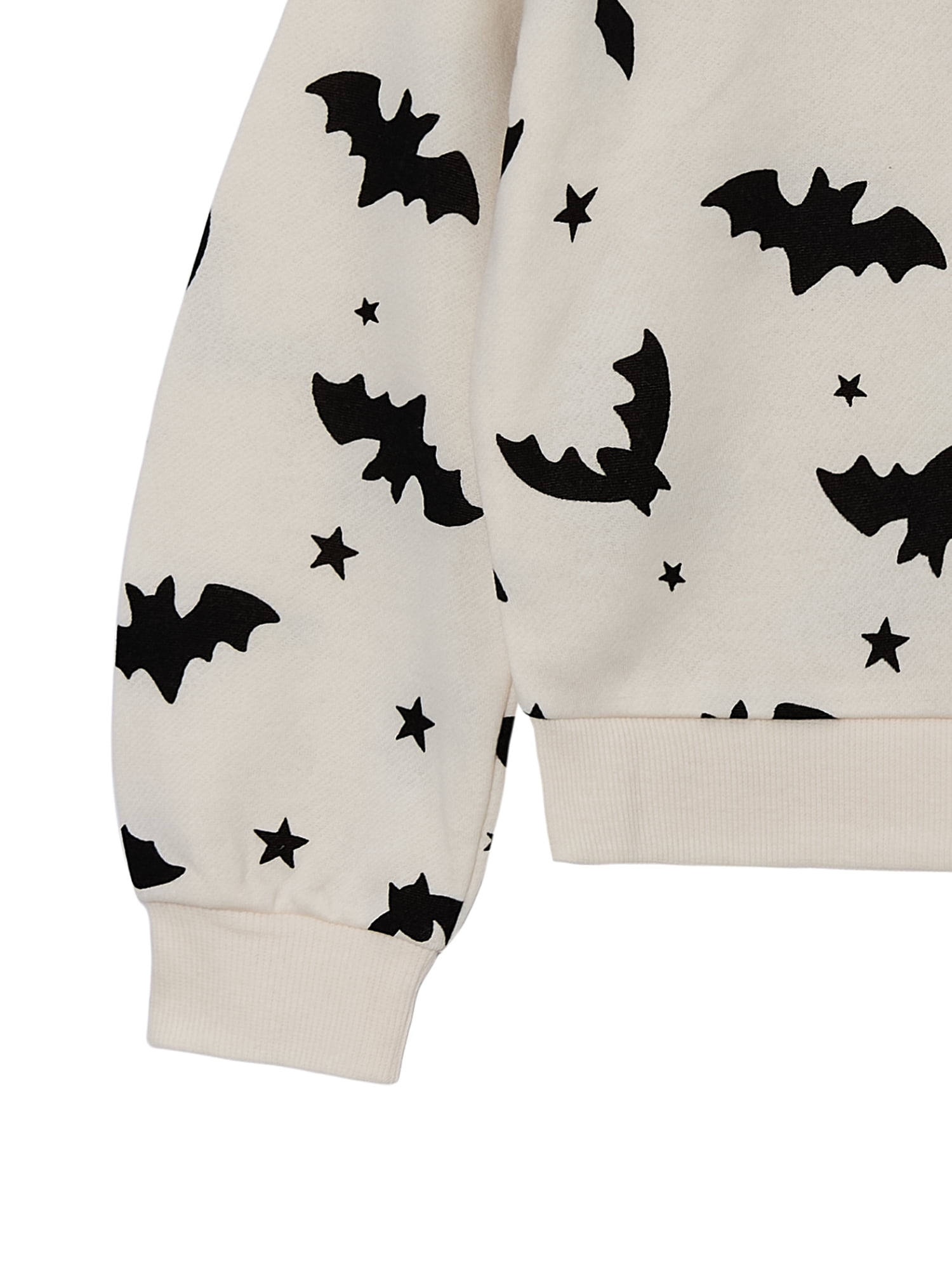 Way to Celebrate Girls Halloween Fleece Sweatshirt, Sizes 4-18