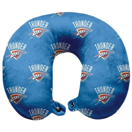 Oklahoma City Thunder Polyester-Fill Travel Pillow