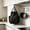 Black, variant on BBilaBu Kitchen Wall Mounted Bag Holder, Plastic Grocery Bag Organizer Dispenser with Top Opening and Bottom Pull Slot for Cabinet, Pantry, Laundry Storage (Gray)