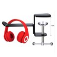 thumbnail image 4 of Abrazadera para Auriculares debajo Del Escritorio, Cantilever Save Space, Abrazadera en C con Tornillo Ajustable, Clip Soporte para Auriculares Soport Perilla negra Sunnimix abrazadera de soporte, 4 of 5