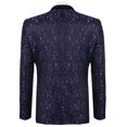 thumbnail image 4 of COOFANDY Men's Floral Party Dress Suit Stylish Dinner Jacket Wedding Blazer One Button Tuxdeo, 4 of 9