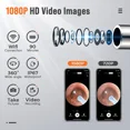 thumbnail image 2 of Limpiador de oídos con cámara, kit de limpieza de oídos con 6 cucharas para oídos, Earw Sailing Electrónica, 2 of 5